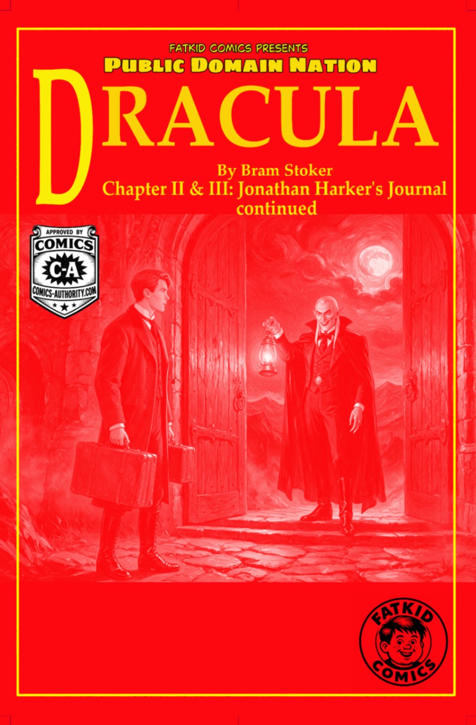 FatKid Comics Presents Public Domain Nation Dracula Chapter II-III cover
