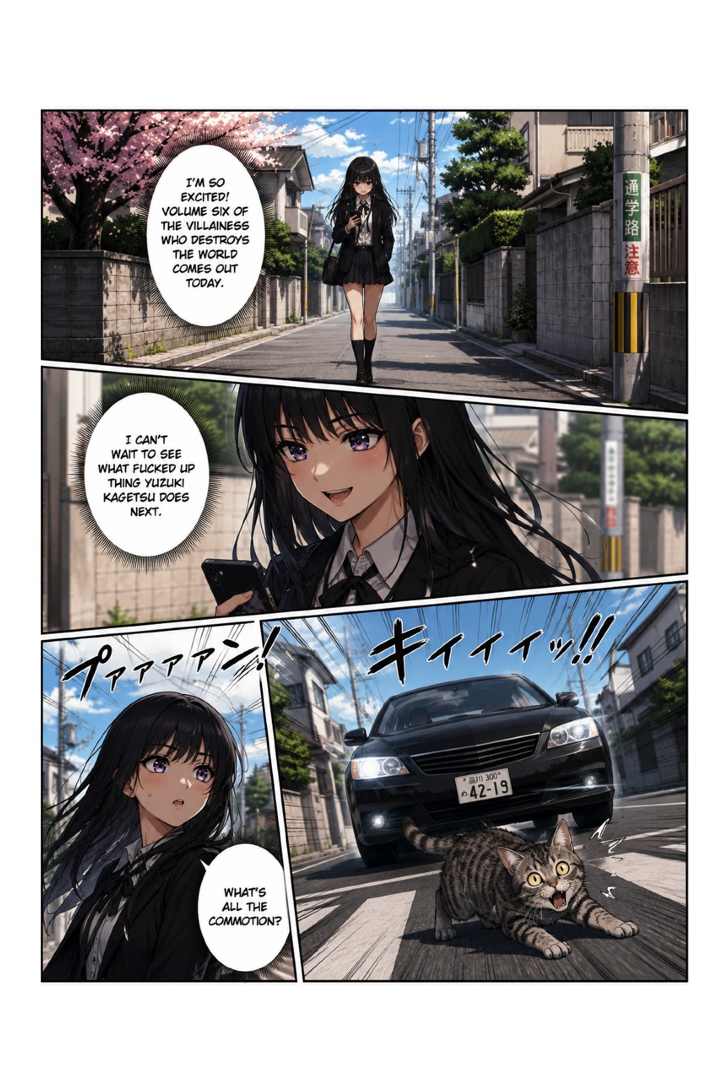 The Villainess Who Knows She’s Filler sample page 1