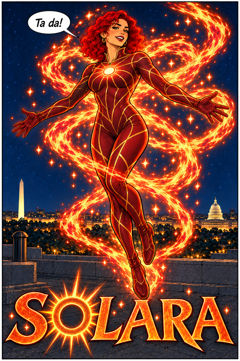 Cosmica #2: Solara Ignites! sample page 1
